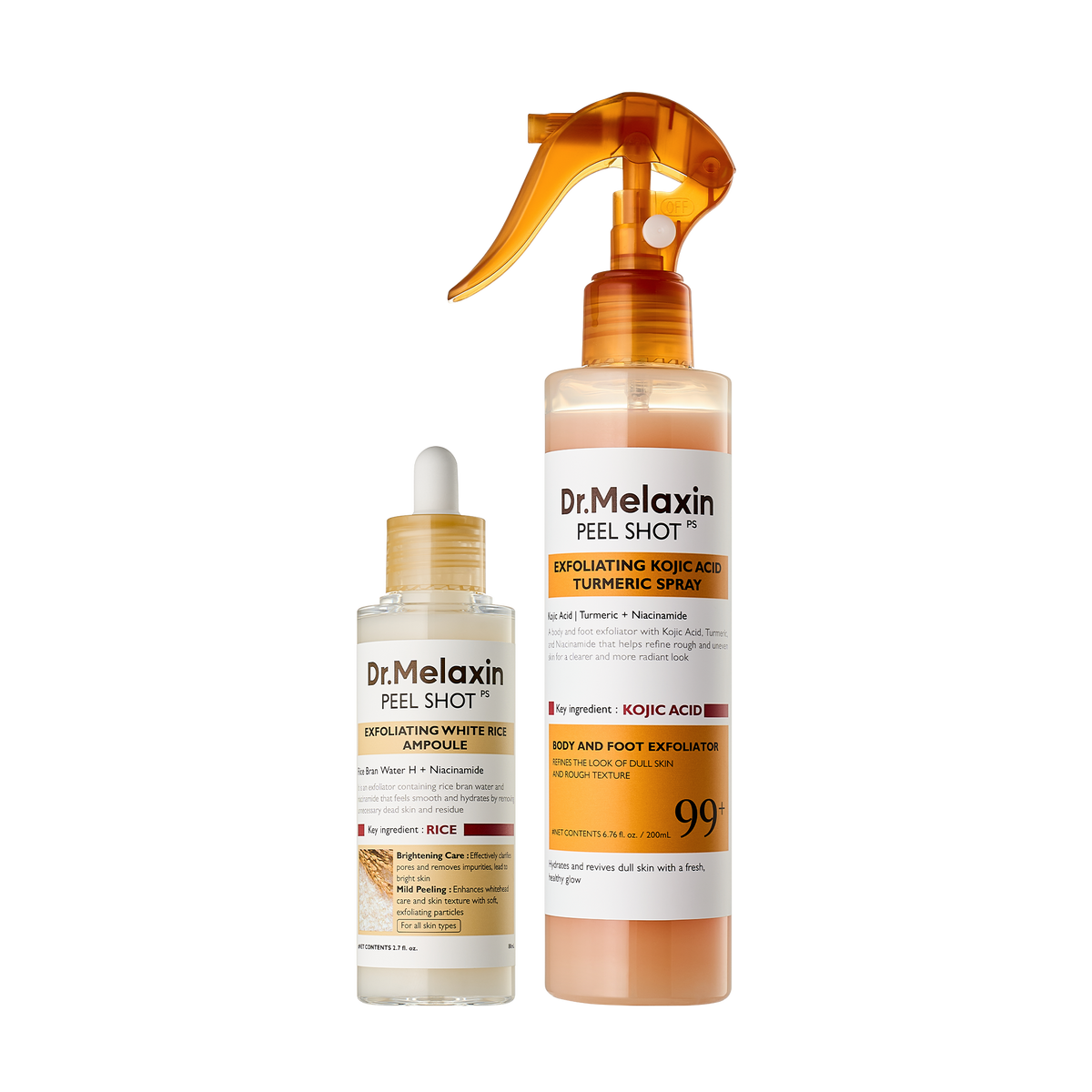 Body & Face Peel Shot Duo